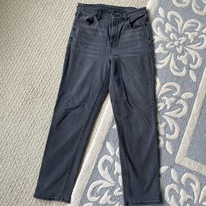 American Eagle washed black jeans